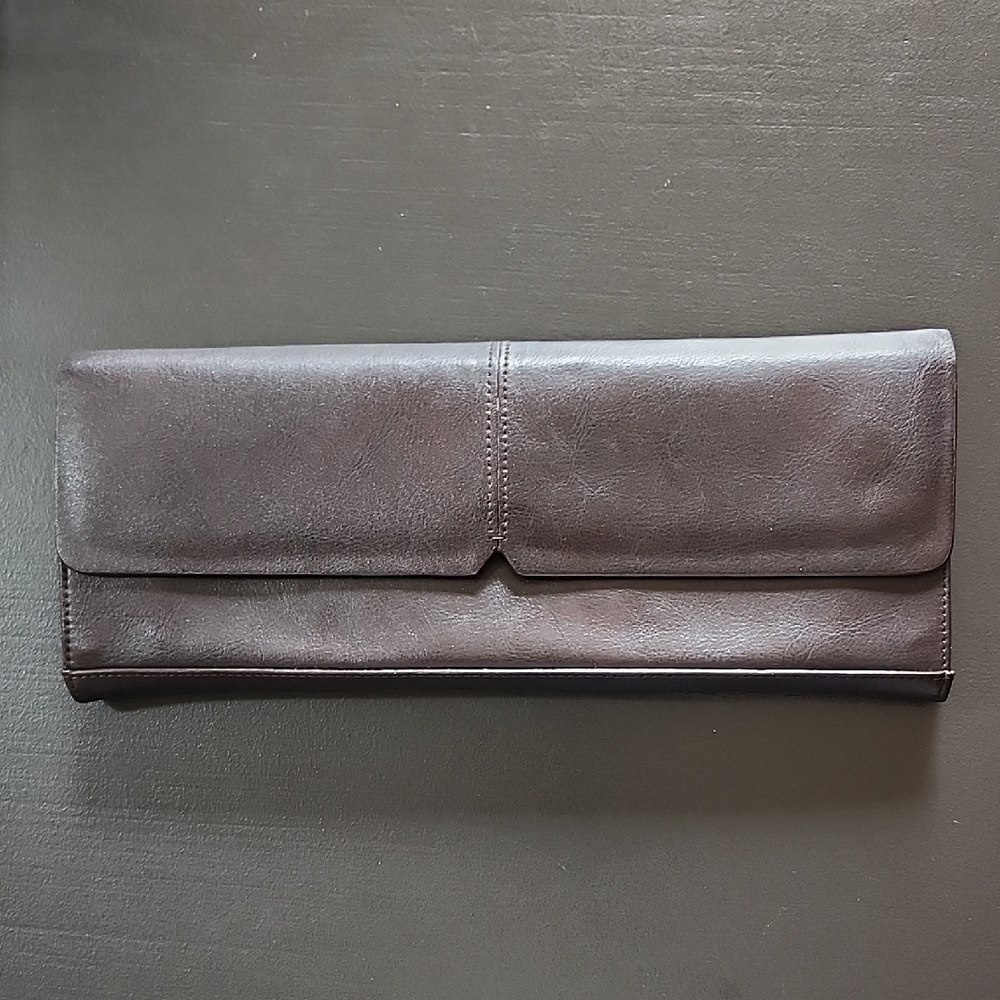 Alfani Brown Leather Clutch